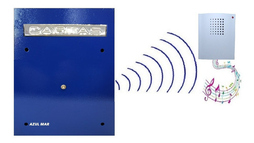 Buzon Timbre Inalambrico Para Reja Varios Colores + Pilas Hd 0