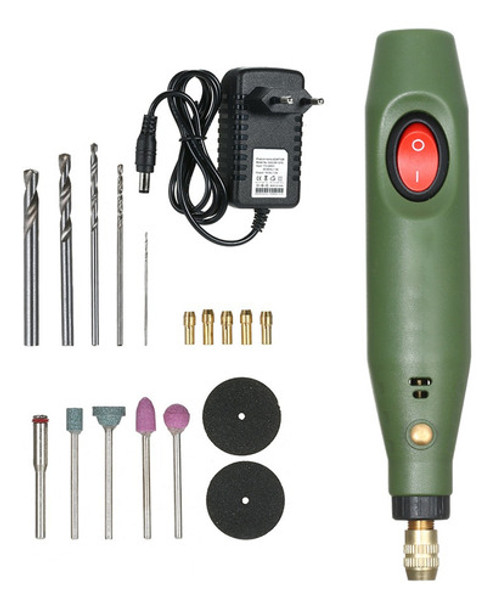 Mini Moedor De Broca Elétrica Conjunto De Resina Epóxi Diy C 0