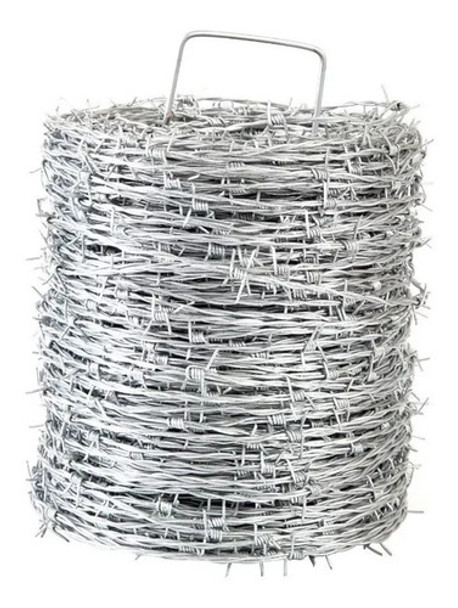 Alambre De Pua X 100 Mts Galvanizado - Tyt 0 Alambre De Pua X 100 Mts Galvanizado - Tyt 0