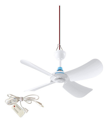 Ventilador De Techo Pequeno Control Remoto Carga Usb 0