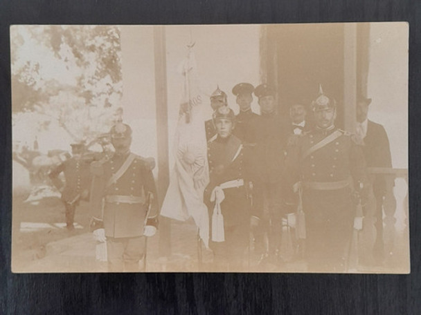 Antigua Foto Bomberos Argentinos Bandera Nacional 0