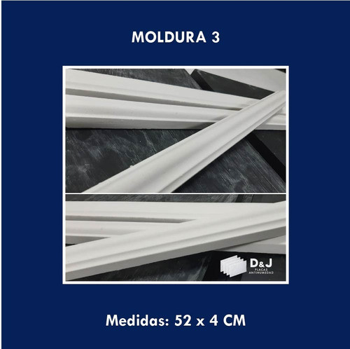 Dyj Placas Antihumedad Moldura Nro.3 0
