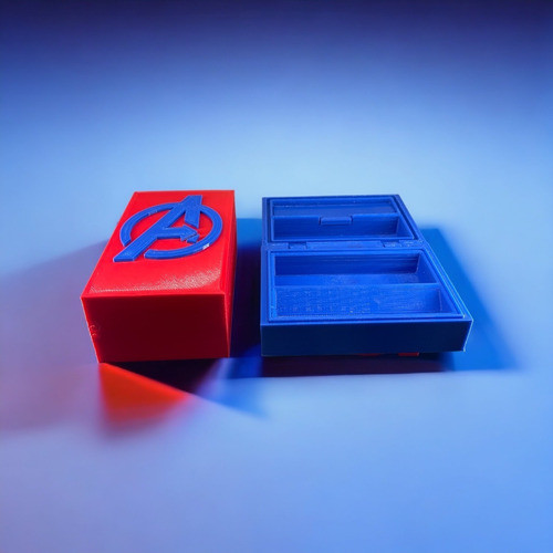 Caja Tabaquera - Cigarrera 3d Con Bisagra 0