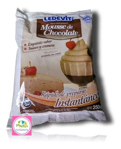 Mousse De Chocolate En Polvo Ledevit 250 Grs 0