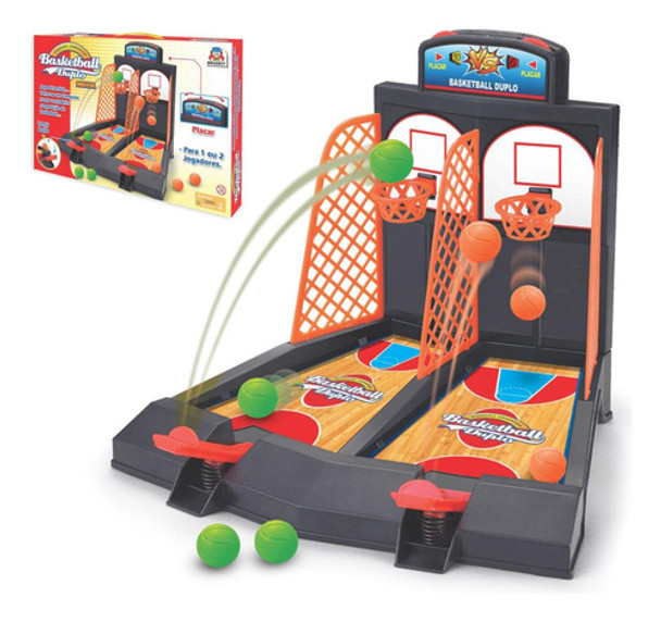 Jogo Basquete Duplo Com Placar - Braskit 0