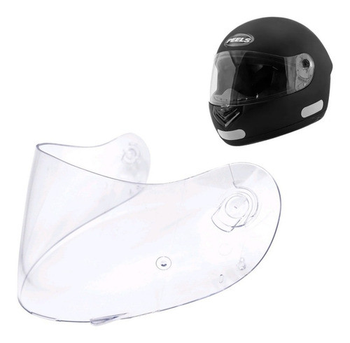 Viseira Capacete Peels Spike Cristal 0