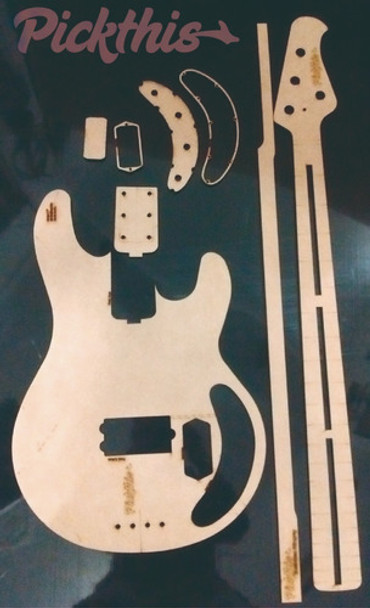 Plantilla Bajo Musicman Stingray - Luthier - Mdf 6mm 0