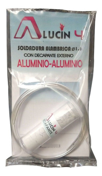 Varilla Alucin 4 + Decapante 1.6 Mm 50 Cm Largo 0