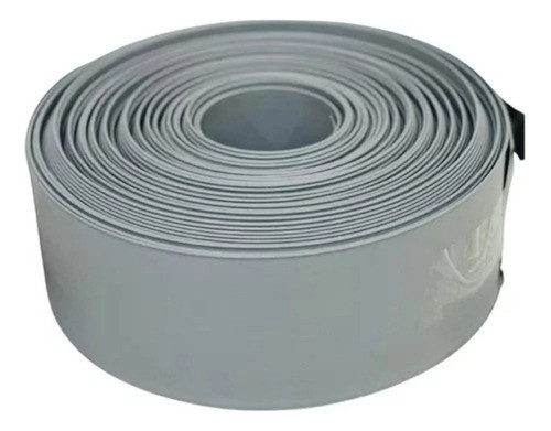 Fechamento De Portão Fita Pvc Divisor De Grama 10x25 Cinza 0