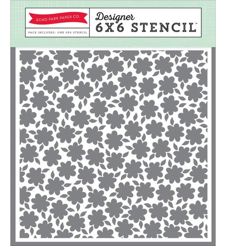 Scrapbooking Stencil Floral #2 - Echo Park 0