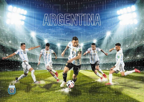 Papel Mural Selección Argentina 3 0