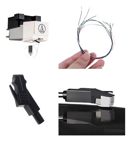 Toca Disco Capsula Magnetica Cabinhos Suporte Para Braço 0