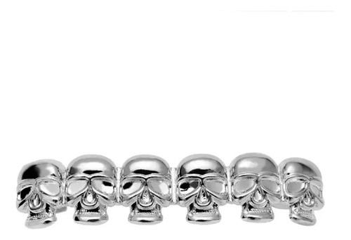 Parrilla Dientes Grillz Skulls Parte Inferior 0