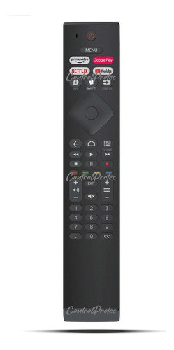 Control Remoto Para Smart Tv Philips Led Smart O Android Uhd 0