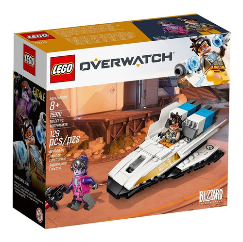 Juego Lego Blizzard Overwatch Tracer Vs Widowmaker Original 0