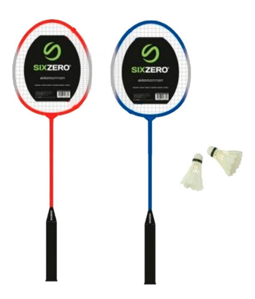 Kit De Badminton Sixzero Par De Raqueta Plumas Funda Combo 0 Kit De Badminton Sixzero Par De Raqueta Plumas Funda Combo 0