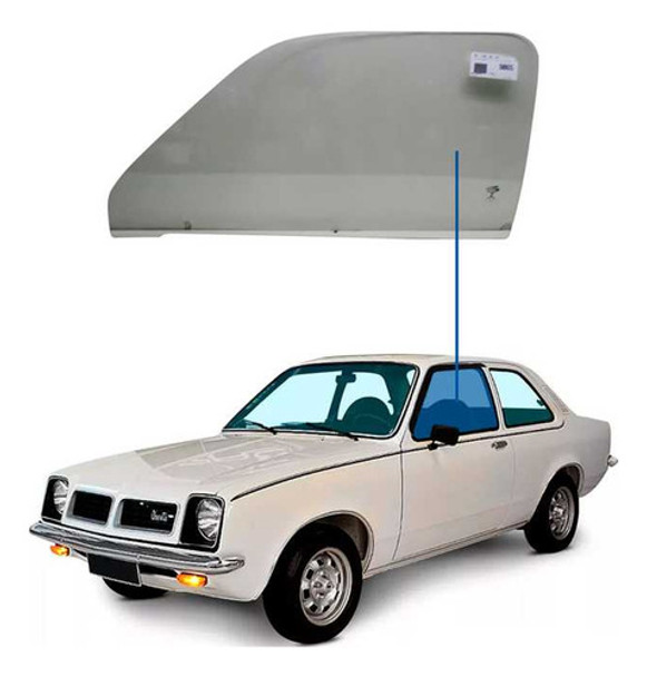 Vidro Porta Esquerda Chevrolet Chevette 1973 A 1982 0