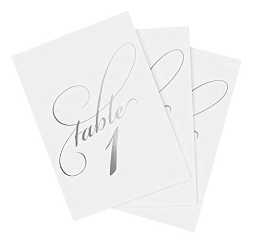 Bliss Paper Boutique Numeros De Mesa Clasicos 0