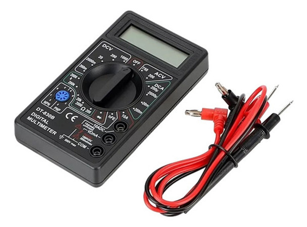 Tester Multimetro Digital Dt830b Con Cables Oferta !! 0