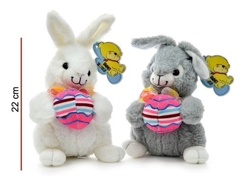 Conejo De Pascuas Peluche 22cm X Unidad C7771 Rayuela 0