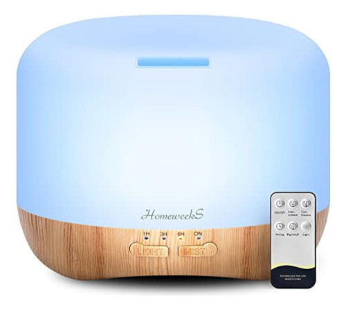 Homeweeks Difusor De Aceite Esencial, Difusor 0