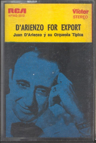 Juan D`arienzo - For Export - Cassette Usado 0