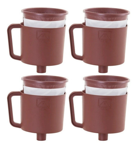 Coador De Café 103 Reutilizáveis Com Filtro E Suporte 4un 0