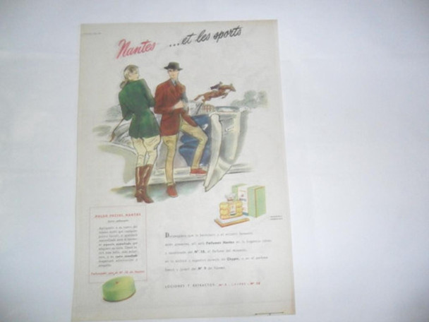 Nantes..et Les Sports Locion Perfume Fragancia Frasco Envase 0