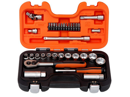 Juego Kit Set De.bocallaves Enc.3/8  Y 1/4'' Bahco 0