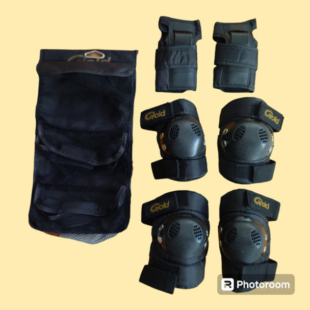 Set Protección Con Rodilleras Coderas Y Muñequeras. 0