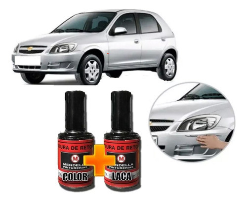Pinturaa Retoke Auto Gris Plata Apto Todos Modelos Y Marcas 0