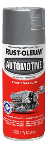 Esmalte Para Motor Aluminio Brillante Rust-oleum  Roll Steel 0