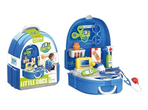 Valijita De Doctor Juego  De Doctor Con Mochila - Premium 0