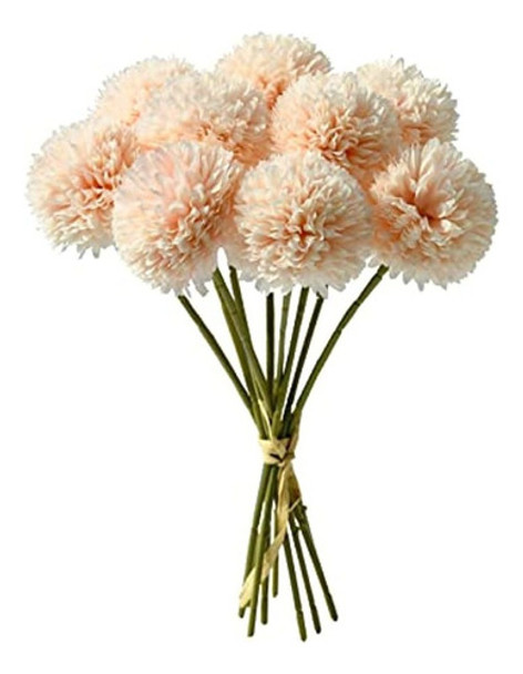 Mandy's 10pcs Flores Rosas Bola De Crisantemo Artificial Flo 0