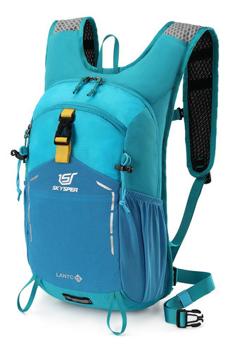 Mochila Para Senderismo 15l Impermeable Ligera Azul Skysper 0
