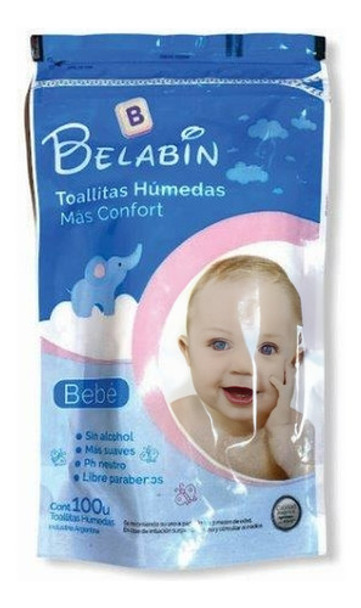 Toallitas Húmedas 5 Paquetes X 100u Belabin Bebé Ph Neutro 0 Toallitas Húmedas 5 Paquetes X 100u Belabin Bebé Ph Neutro 0