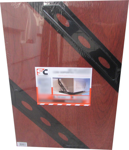 Soporte De Pared Para Microondas Estante Color Cedro 36x52cm 0