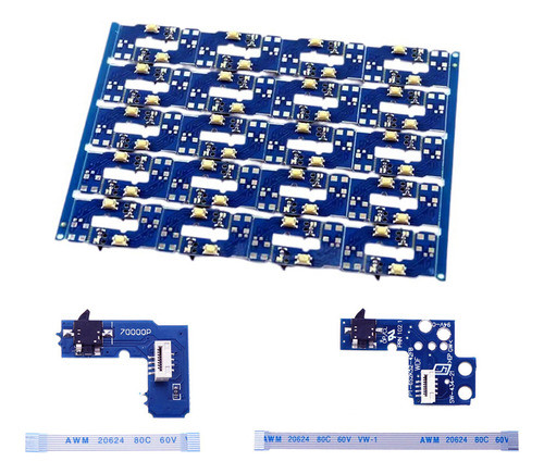 10 Placa + Flex De Encendido Compatible Con Ps2 0