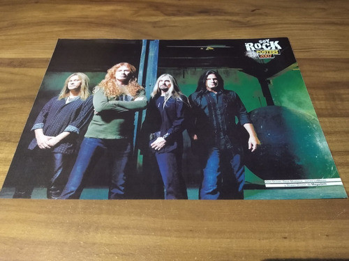 (mp297) Megadeth * Mini Poster Pinup 31 X 23 0