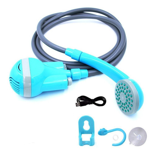 Ducha Portátil Para Camping 12 Volt Recargable 0