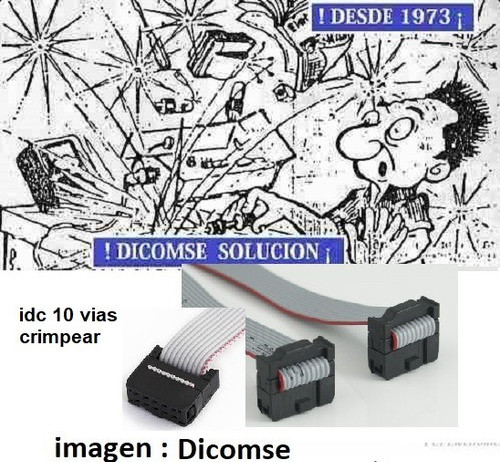 Conector Idc Hembra Cable Plano Idc 10 0
