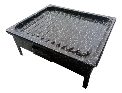 Brasero De Mesa Enlozado Parrilla 0
