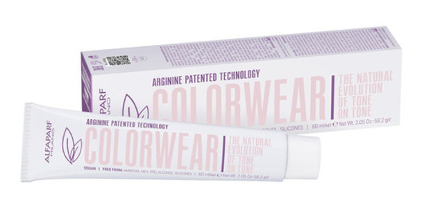 Tinta Alfaparf Color Wear Vegan 60 G Nº1 0