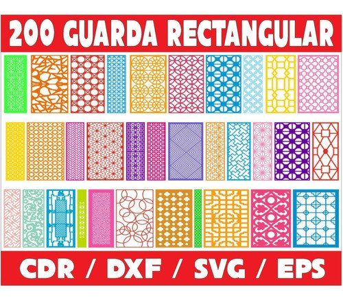 Vectores Corte Laser - 200 Guardas Caladas Biombos Pack 0