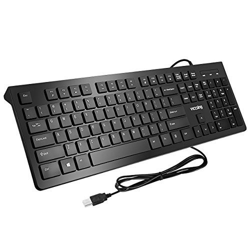 Teclado Victsing Con Cable, Teclado De Computadora Con 104 T 0