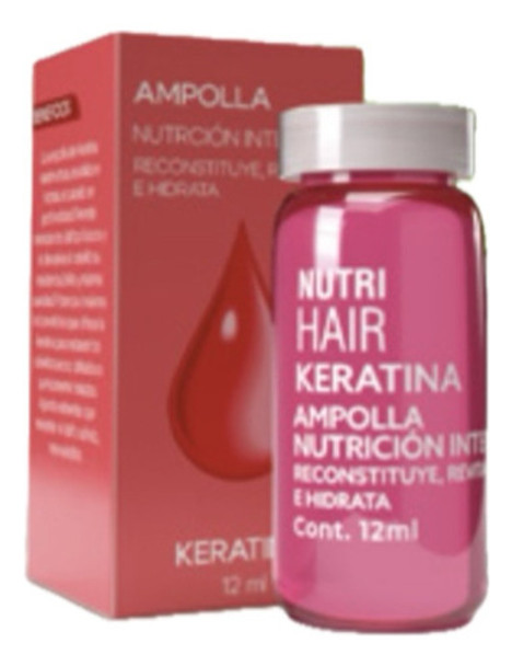Ampolla Keratina Nutrihair 12ml 0