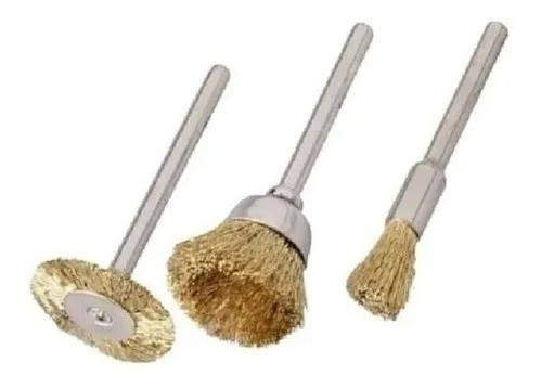 Accesorio Dremel 3 Pzas Cepillos Acero Bronceado Ruhlmann Bg 0