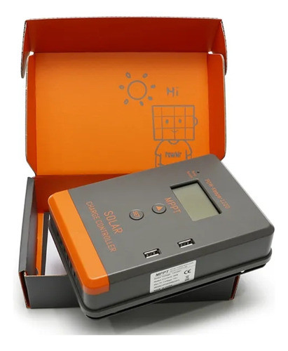 Controlador De Carga Powmr Mppt 20a Lcd Automático Solar. 0
