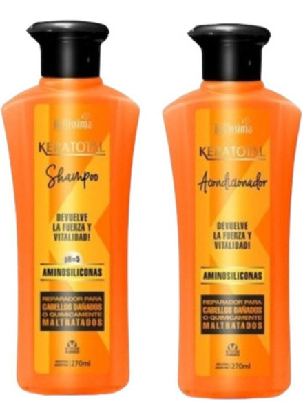 Shampoo Y Acondicionador Keratotal X 270 Ml Bellissima 0 Shampoo Y Acondicionador Keratotal X 270 Ml Bellissima 0