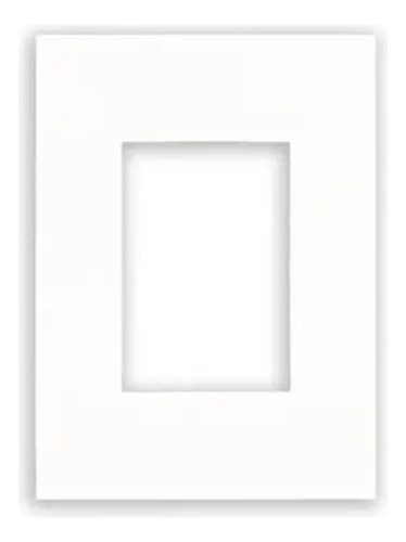 Placa 4x2 3 Postos Quadrados Branco Arteor Legrand 0